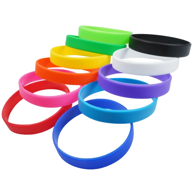 無地即納シリコンリストバンド