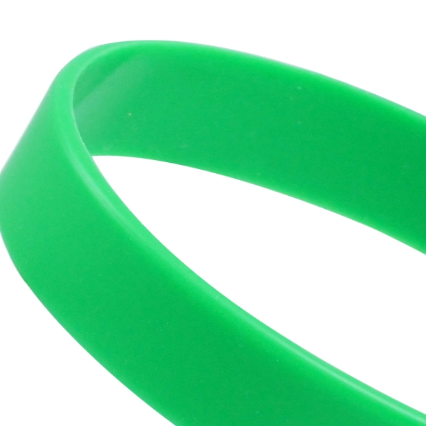 無地即納シリコンリストバンド(グリーン) - サムネイル 2