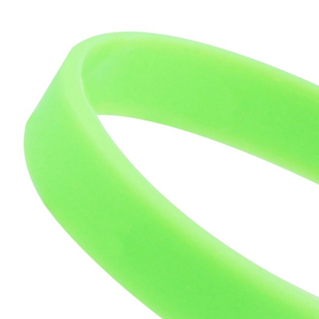 無地即納シリコンリストバンド（ライトグリーン） - サムネイル 2