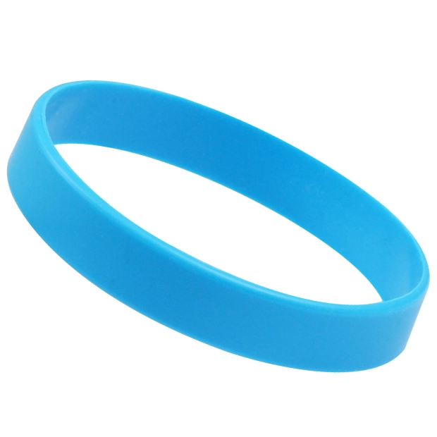 無地即納シリコンリストバンド（ライトブルー）