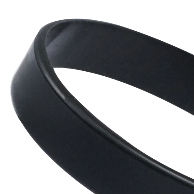 無地即納シリコンリストバンド（ブラック） - サムネイル 2